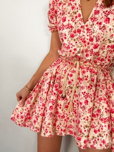 Sukienka KATIE red flowers