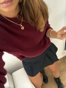 Sweter MALONE bordo